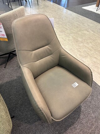Draai fauteuil Lars, microvezel olijf groen